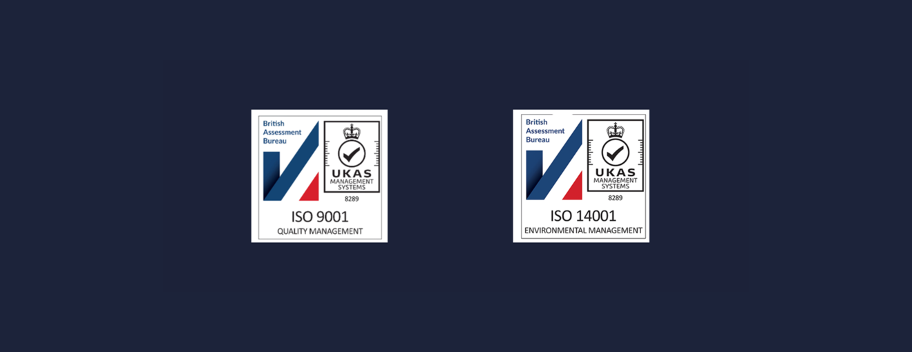 ISO 14001 and ISO 9001 accreditation